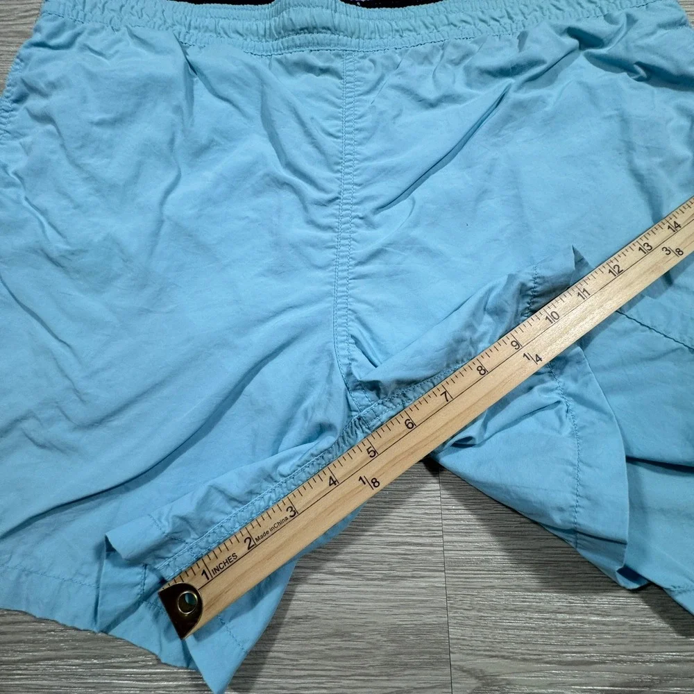 Polo Ralph Lauren Mens Swim Trunks Light Blue Large Mesh‎ Lined Pony Logo